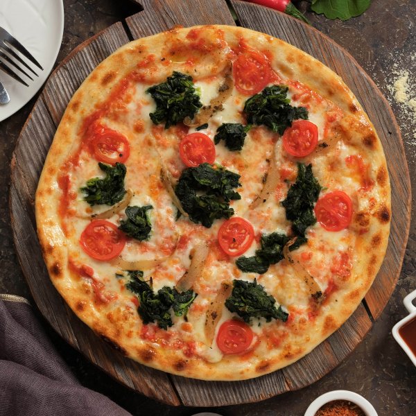 Just Spinach Pizza